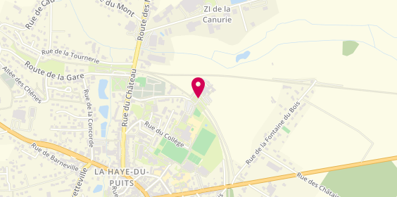 Plan de GALLIN Béatrix, Pole Sante
9 Rue des Aubepines, 50250 La Haye-du-Puits