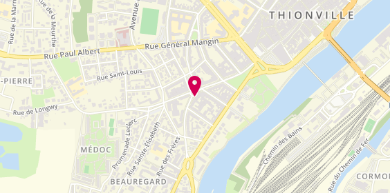 Plan de LEDERLE Emmanuelle, 14 Rue du Marechal Joffre, 57100 Thionville