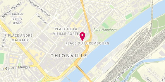 Plan de CHATTE POSCHMANN Elisabeth, 6 Place du Luxembourg, 57100 Thionville