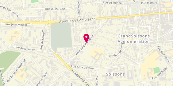 Plan de PHILIPSON Laurence, 59 Avenue Voltaire, 02200 Soissons