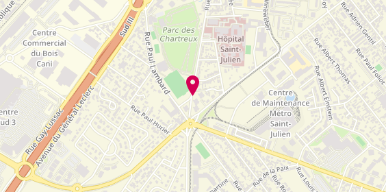Plan de MILANI Frédérique, 79 Rue Guillaume Lecointe, 76140 Le Petit-Quevilly