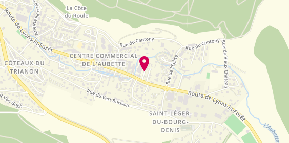 Plan de PAUMELLE Barbara, Maison Médicale de l'Aubette
991 Route de Lyons, 76160 Saint-Léger-du-Bourg-Denis