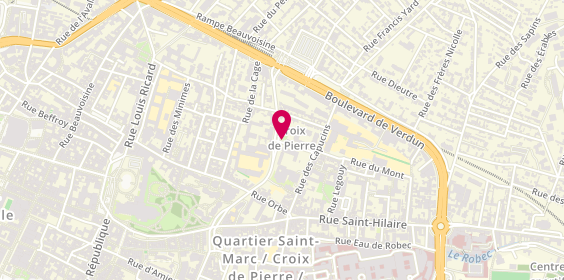 Plan de NAVARRE Amandine, 6 Rue Poitron, 76000 Rouen