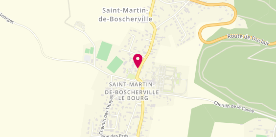 Plan de MESNAGE Astrid, 5 Route de l'Abbaye, 76840 Saint-Martin-de-Boscherville