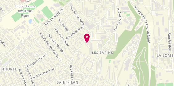 Plan de FRUISH Caroline, Msp Les Sapins
2 Allee Arromanches, 76100 Rouen