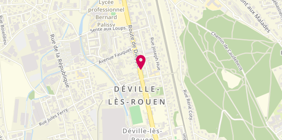 Plan de MARQUES Elise, 378 Route Dieppe, 76250 Déville-lès-Rouen
