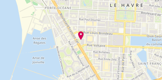 Plan de LEGREGEOIS Marjorie, 132 Boulevard François 1er, 76600 Le Havre