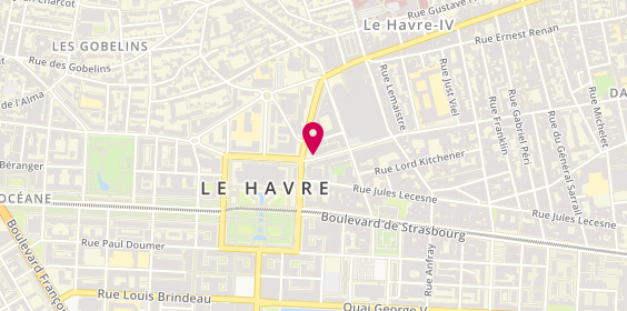 Plan de Fabienne BERNARD Denis, 3 Rue Albert André Huet, 76600 Le Havre