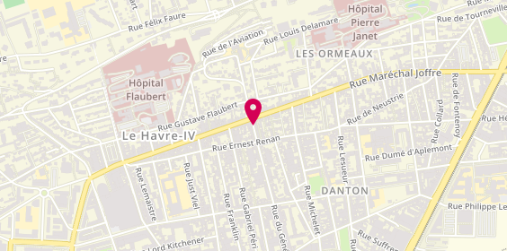 Plan de AUDESSA Gervais, 114 Rue General Sarrail, 76600 Le Havre