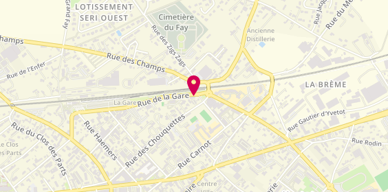 Plan de CATELAIN Lucile, 15 Bis Rue de la Gare, 76190 Yvetot