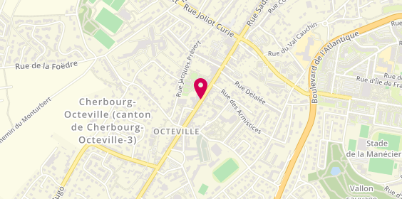 Plan de CHOQUET Mélody, 62 Bis Rue Roger Salengro, 50130 Cherbourg-Octeville