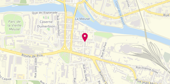 Plan de ROUSSEL Adélaïde, 19 Boulevard de Béthune, 08000 Charleville-Mézières