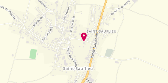 Plan de CARLE Marie, 8 Bis Rue Cavée, 80160 Saint-Sauflieu