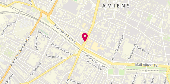 Plan de NOIRET Amandine, 144 Rue du Maréchal de Lattre De
Tassigny, 80000 Amiens