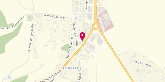 Plan de ALONET VANDERVORST Mylène, 35 Rue Jacques Brunet, 76550 Saint-Aubin-sur-Scie