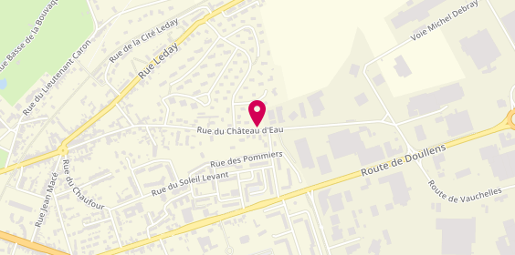 Plan de LACHARME Monique, 89 Rue du Chateau d'Eau, 80100 Abbeville