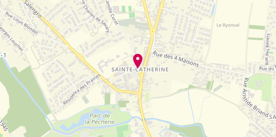Plan de MALIAR HAVEZ Juliette, 9 Place de la République, 62223 Sainte-Catherine