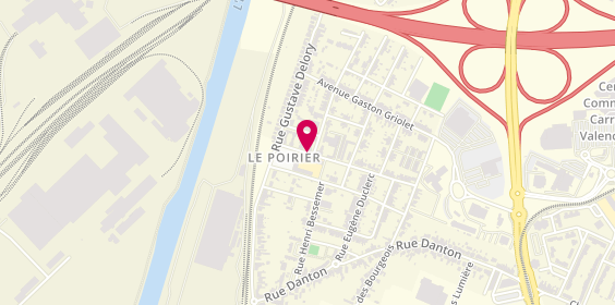 Plan de BERTEAUX Elodie, 13 Rue Ernest Cuvelette, 59125 Trith-Saint-Léger