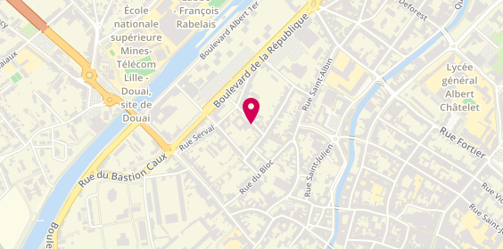 Plan de BERTIN STREMSDOERFER Guillemette, 53 Rue de l'Arbre Sec, 59500 Douai