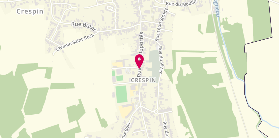 Plan de AMBU Aurélia, 402 Rue des Déportés, 59154 Crespin