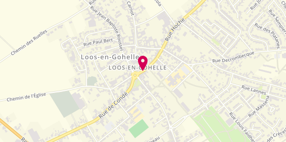 Plan de DEFRANCE Marie, 8 Place de la République, 62750 Loos-en-Gohelle