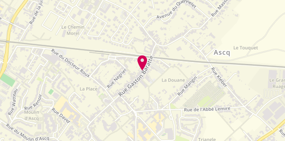 Plan de DE BETTIGNIES Caroline, 133 Rue Gaston Baratte, 59650 Villeneuve-d'Ascq