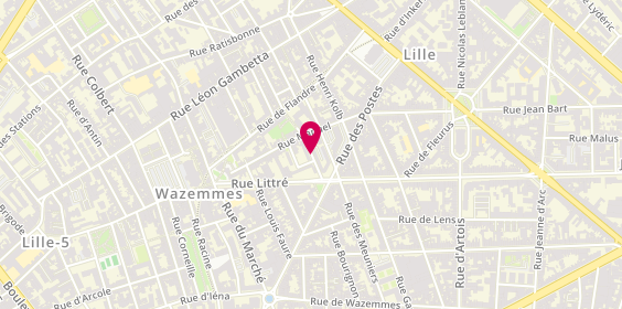 Plan de HERTAULT Céline, 19 Rue de Constantine, 59000 Lille