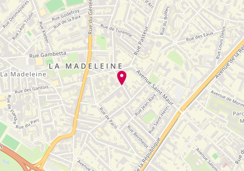 Plan de BOYER Mélanie, Bâtiment Neptune Appt 537
6 Rue Carnot, 59110 La Madeleine
