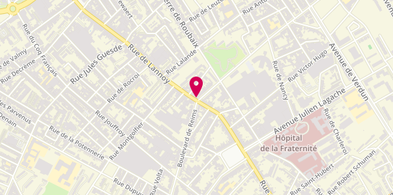 Plan de JOURNEE Mathilde, 279 Rue de Lannoy, 59100 Roubaix