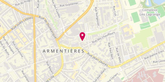 Plan de LENOIR François, 1 Rue Fontaine, 59280 Armentières