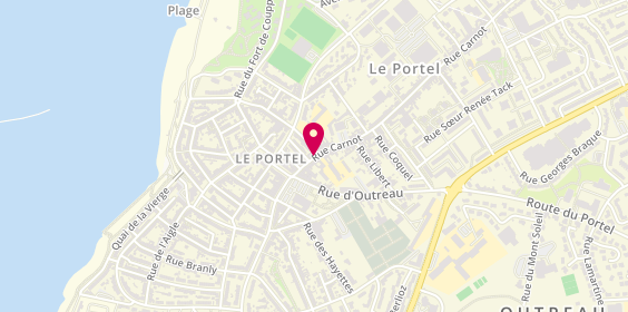 Plan de BERTRAND LEDEZ Blandine, 27 Rue Carnot, 62480 Le Portel