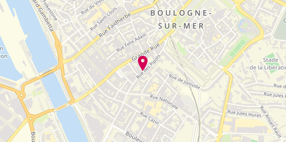 Plan de LECLERCQ Eric, 35 Rue des Pipots, 62200 Boulogne-sur-Mer