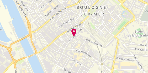 Plan de BERKMANS Marie, 56 Rue des Pipots, 62200 Boulogne-sur-Mer