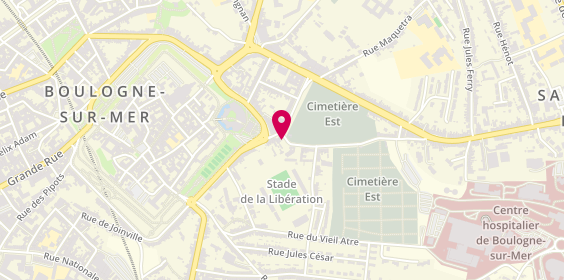 Plan de LALOUX Emeline, 4 Rue Dringhen, 62200 Boulogne-sur-Mer