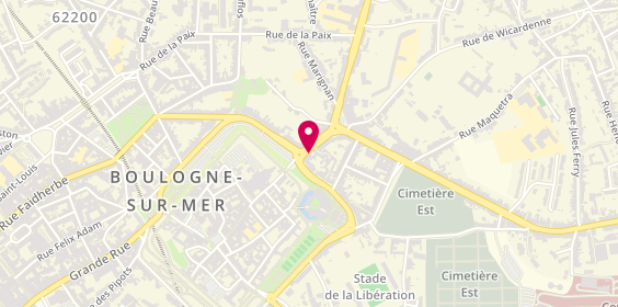 Plan de LECOINTE Héloïse, 6 Rue Porte Neuve, 62200 Boulogne-sur-Mer
