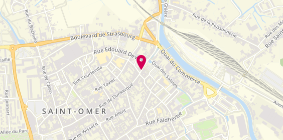 Plan de LEVERT Charlène, 178 Rue de Dunkerque, 62500 Saint-Omer